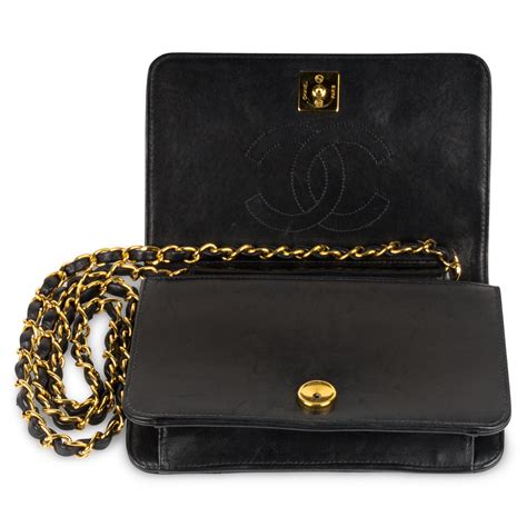 chanel billfold with chain vintage